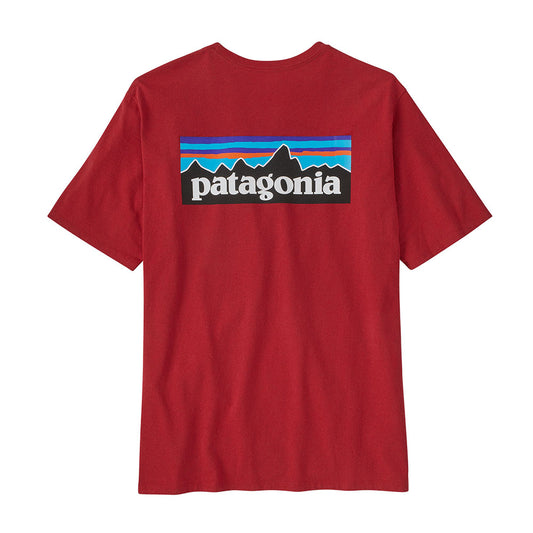 Patagonia P-6 Logo Responsibili-Tee - Touring Red