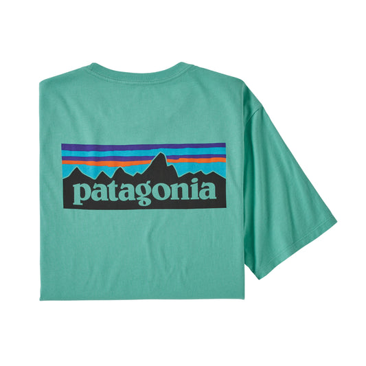 Patagonia P-6 Logo Organic T-Shirt - Light Beryl Green