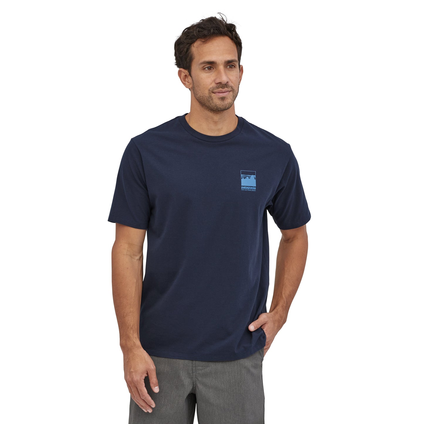 Patagonia Alpine Icon Regenerative T-Shirt - New Navy