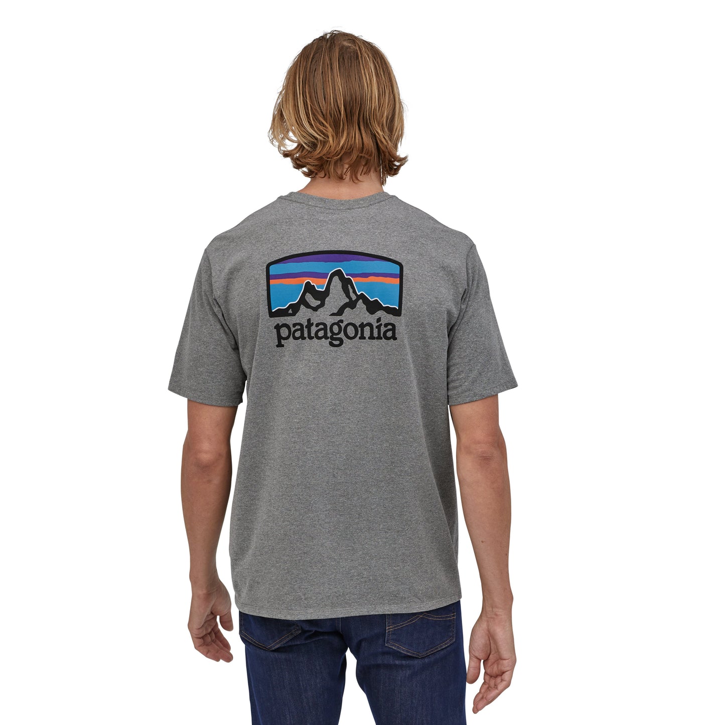 Patagonia Fitz Roy Horizons Responsibili-Tee - Buckwheat Gold