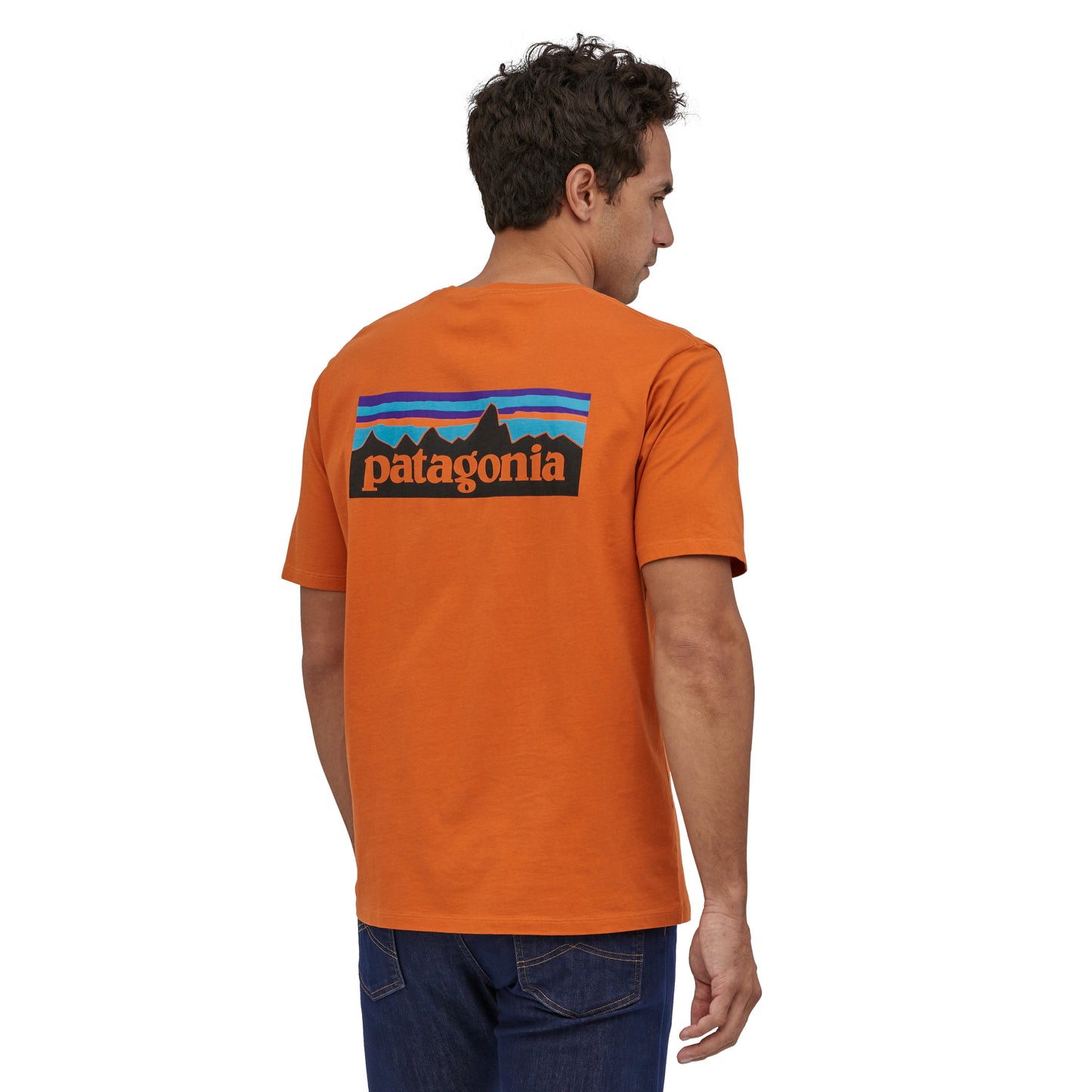 Patagonia P-6 Logo Organic T-Shirt - Desert Orange