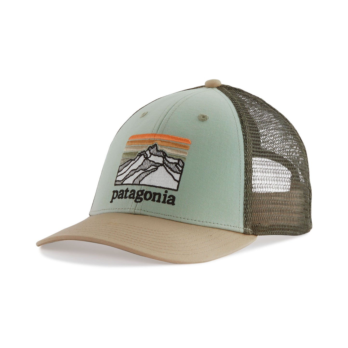 Patagonia Line Logo Ridge LP Trucker Hat - Tea Green