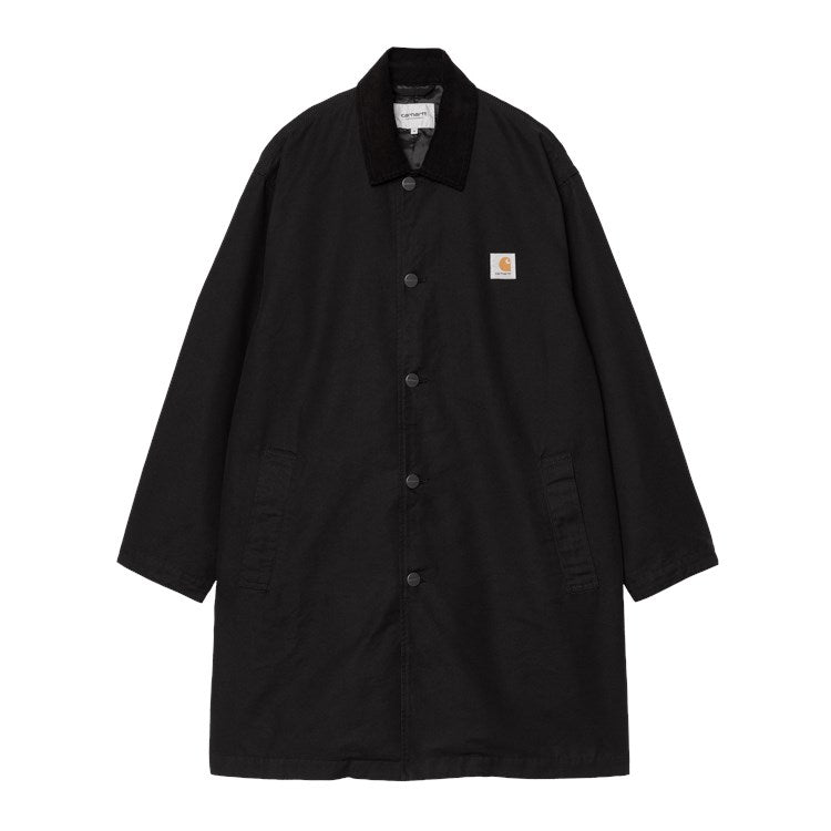 Carhartt WIP Webster Coat - Black Rinsed