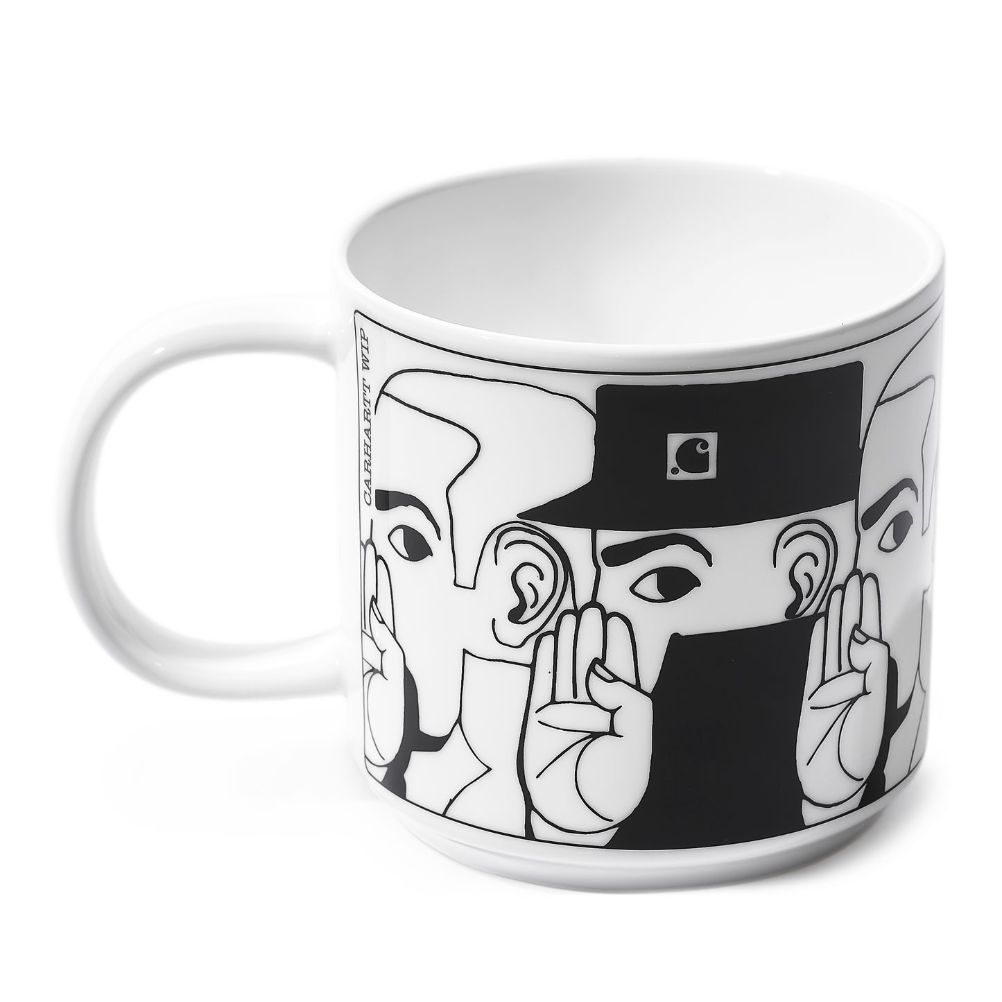 Carhartt WIP Whisper Ceramic Mug - White Black