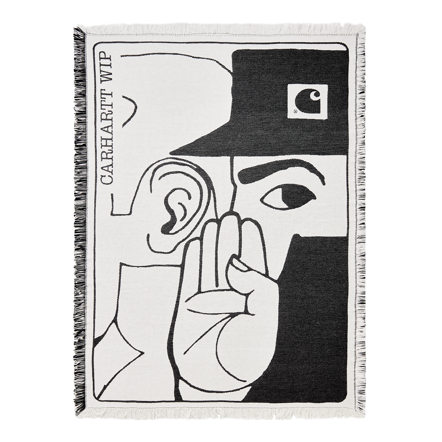 Carhartt WIP Whisper Woven Blanket - Wax Black