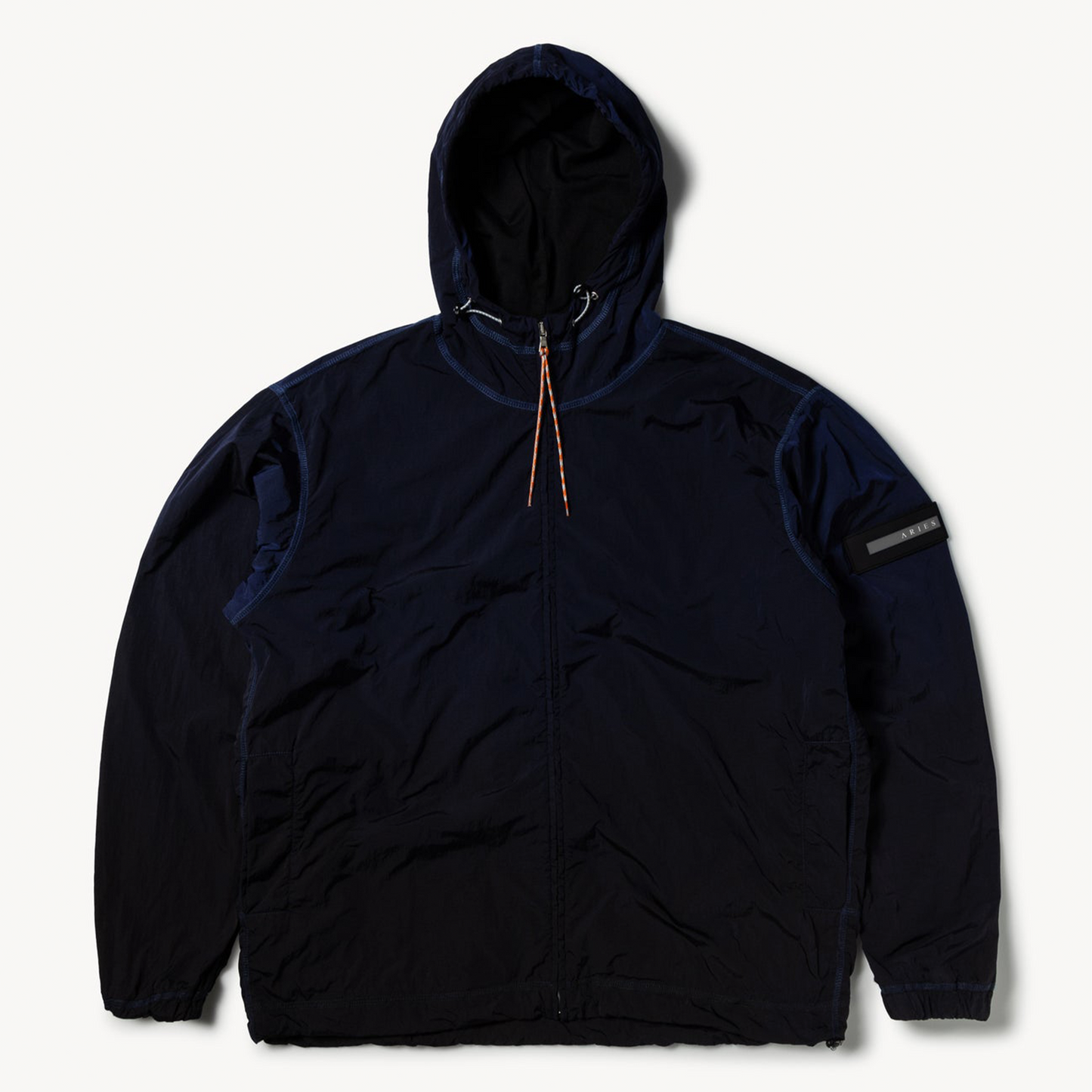 Aries Arise Spray-Dyed Windcheater - Navy