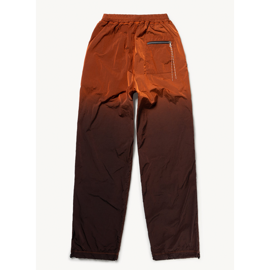 Aries Arise Spray-Dyed Windcheater Pant - Orange