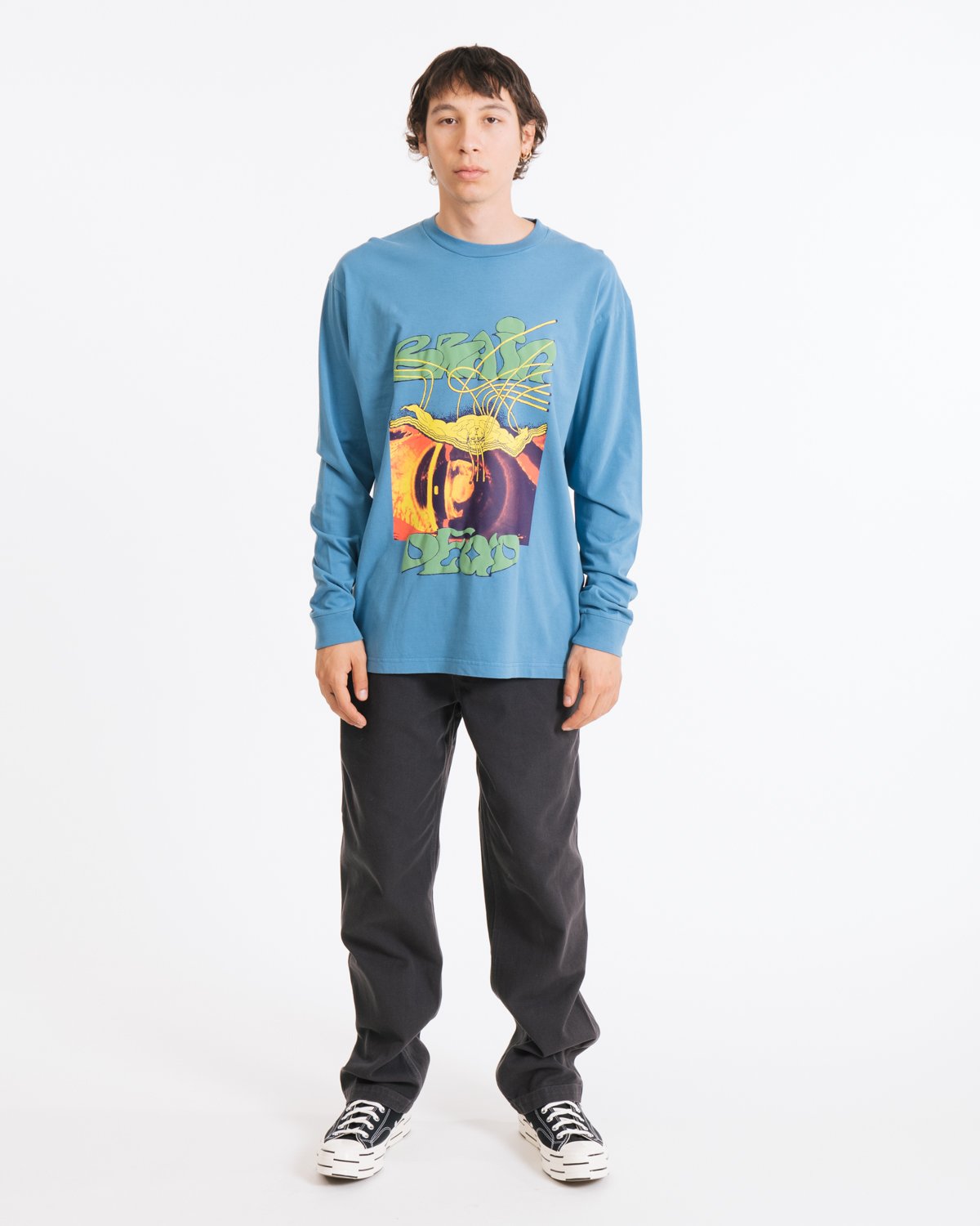 Brain Dead Puppet L/S T-Shirt - Blue