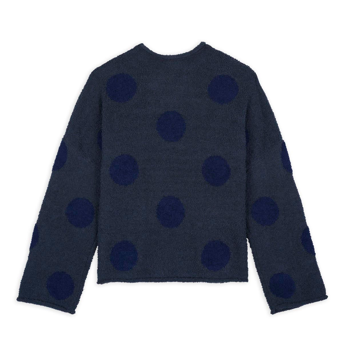 Brain Dead Teddy Fur Dot Knit Sweater - Navy