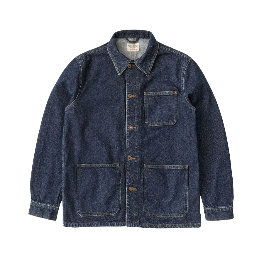 Nudie Jean Co. Worker Jacket - Darkwash Rebirth