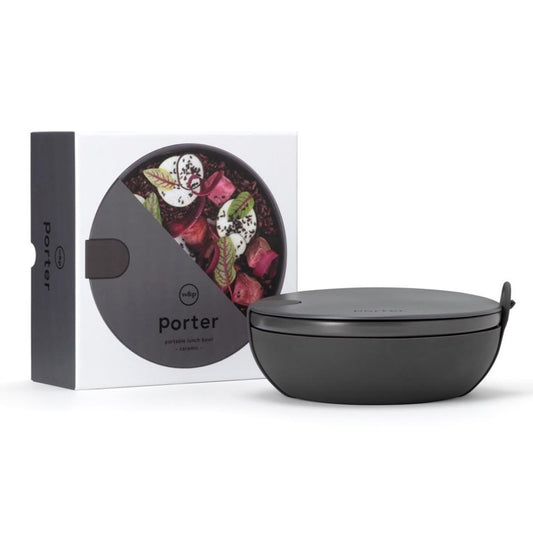 W&P Porter Ceramic Portable Lunch Bowl - Charcoal