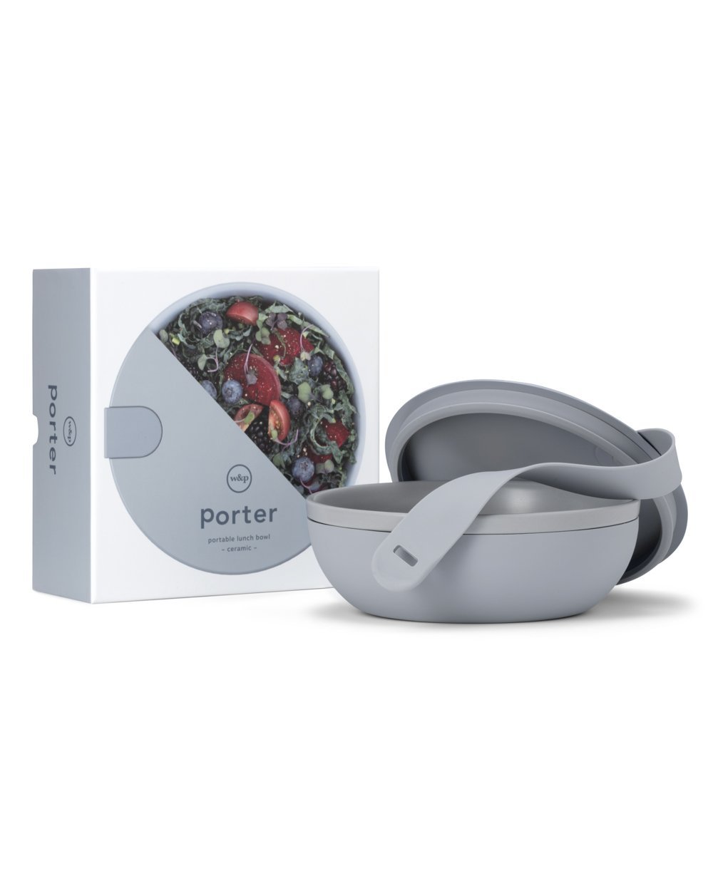 W&P Porter Ceramic Portable Lunch Bowl - Slate