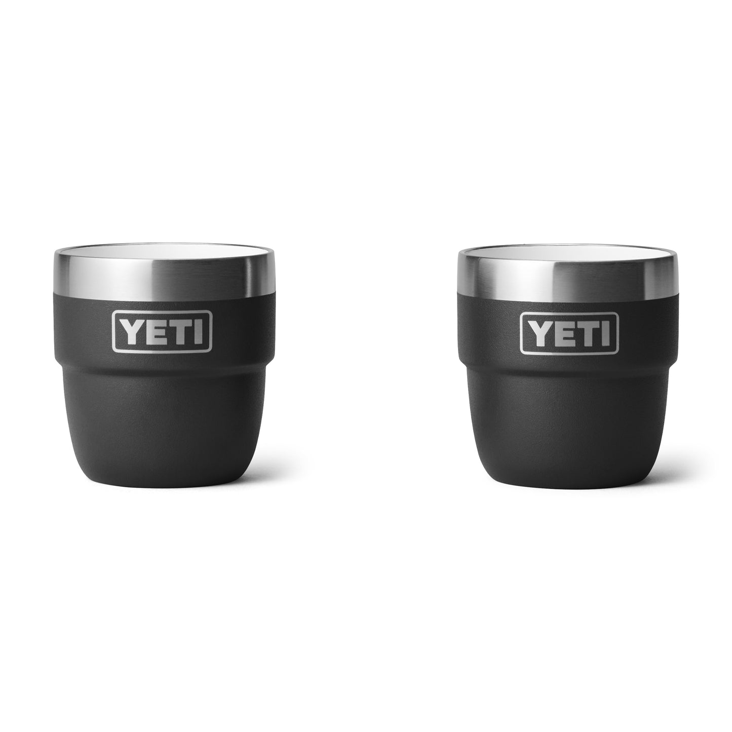 YETI Rambler 4oz Stackable Cups (2 Pack) - Black