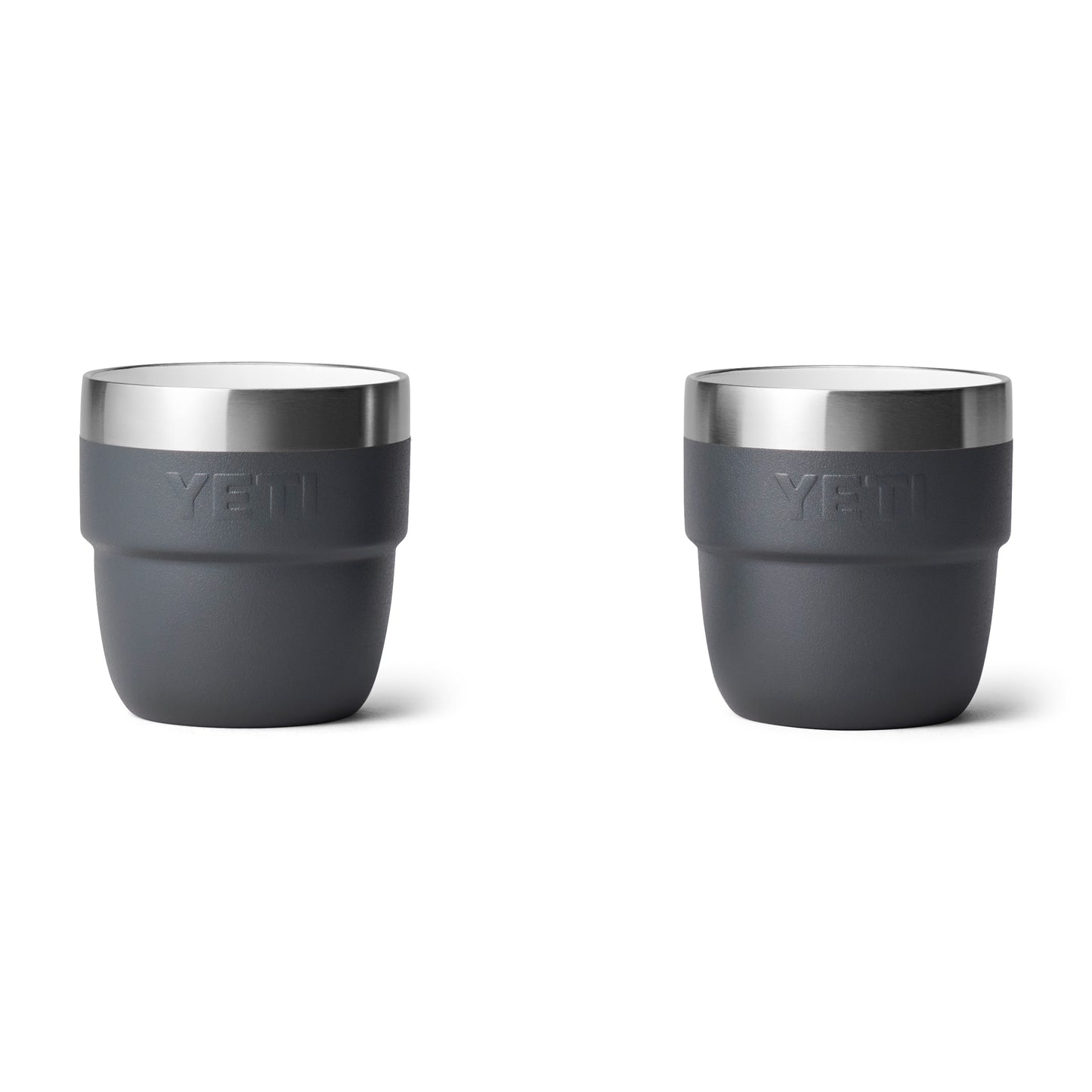 YETI Rambler 4oz Stackable Cups (2 Pack) - Charcoal