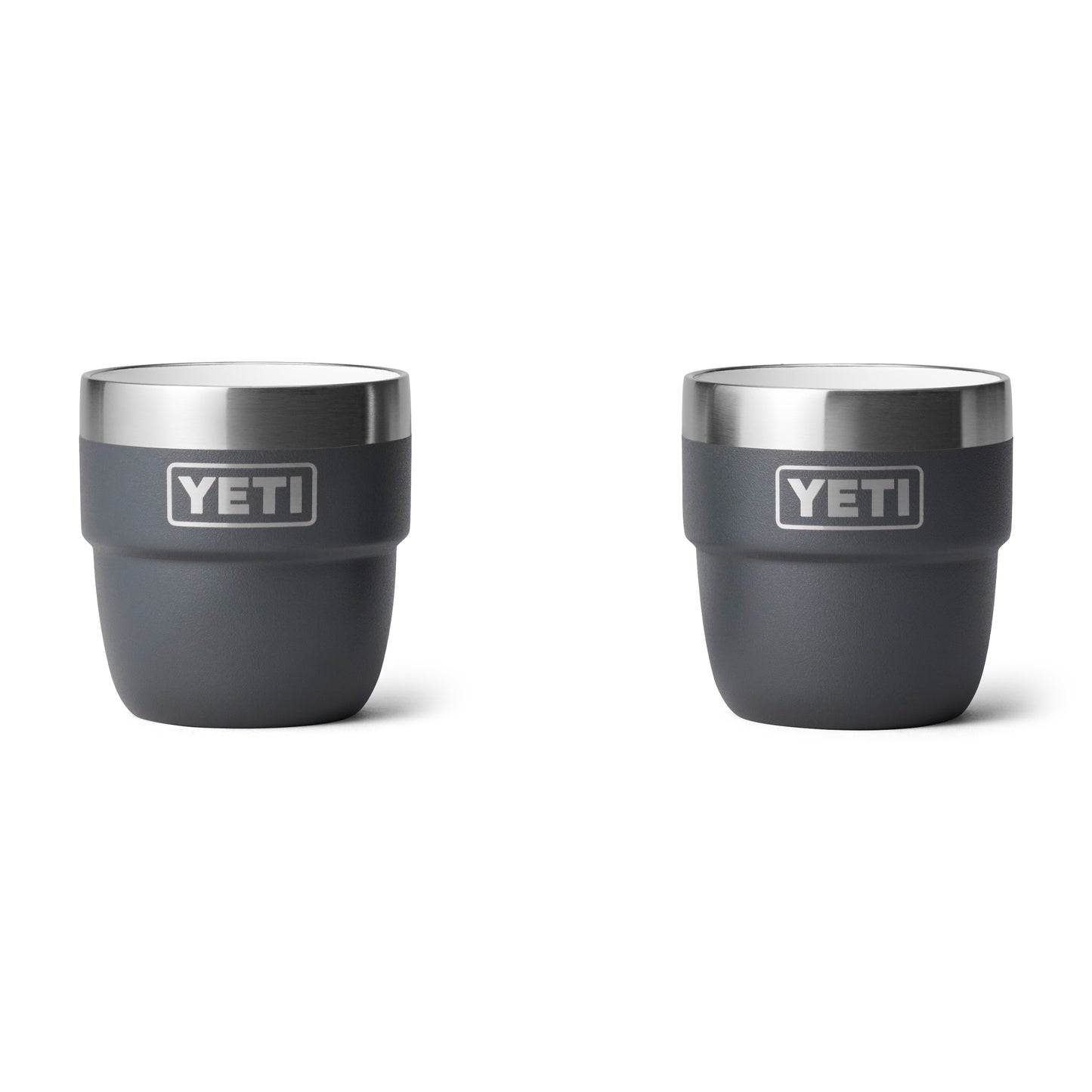 YETI Rambler 4oz Stackable Cups (2 Pack) - Charcoal