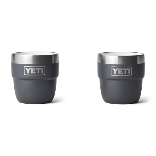 YETI Rambler 4oz Stackable Cups (2 Pack) - Charcoal