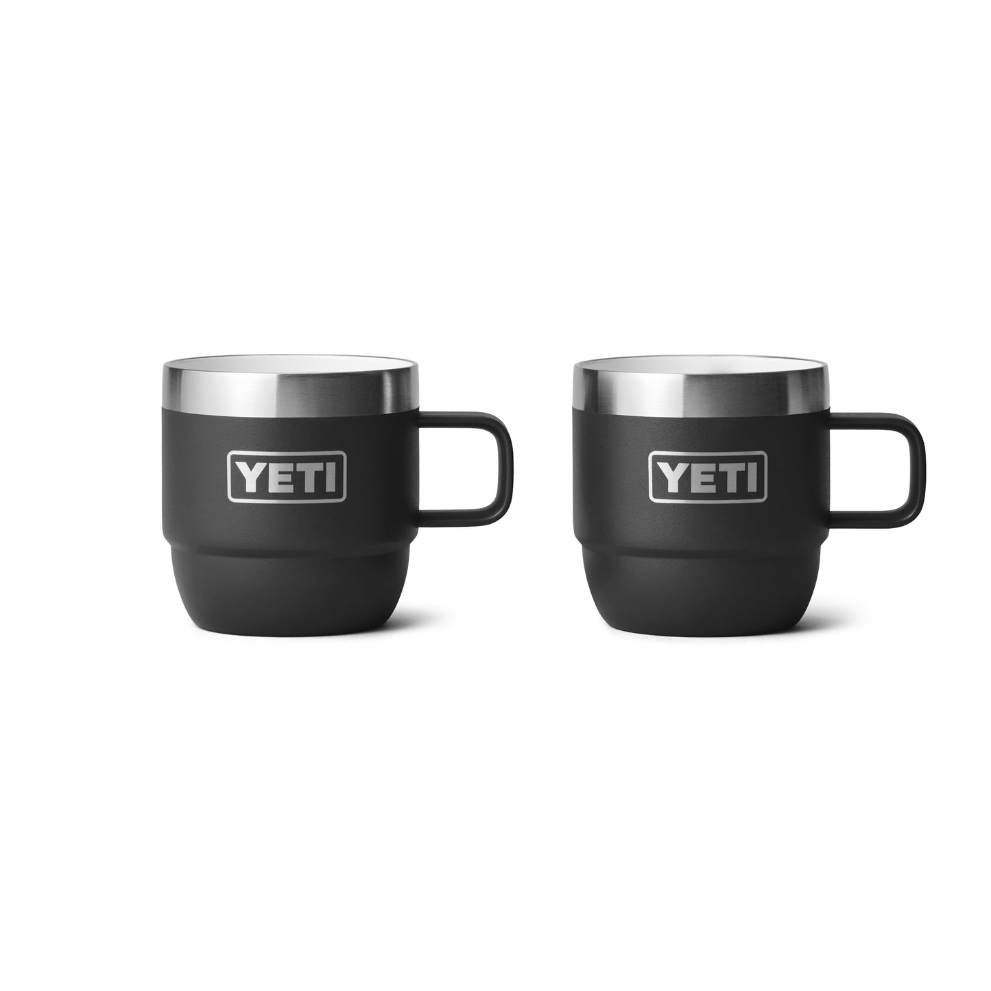 YETI Rambler 6oz Stackable Cups (2 Pack) - Black