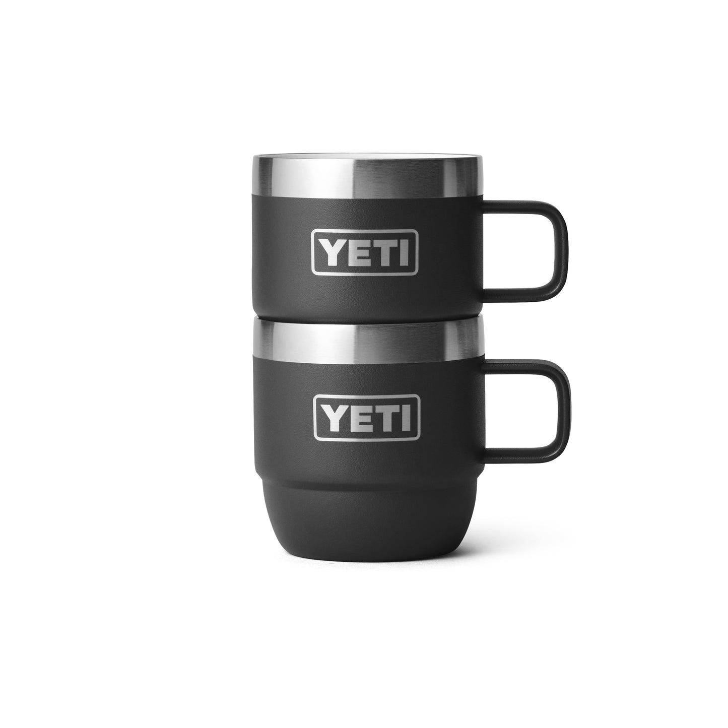YETI Rambler 6oz Stackable Cups (2 Pack) - Black