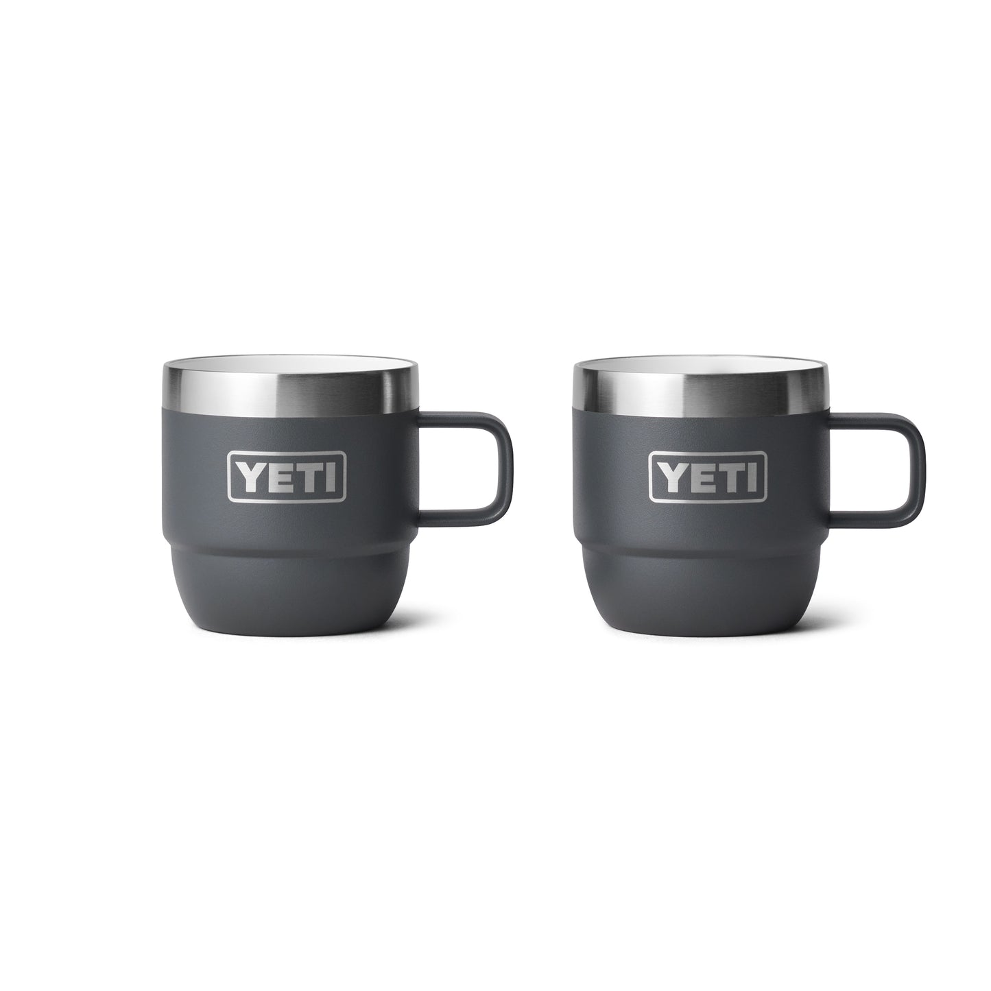 YETI Rambler 6oz Stackable Cups (2 Pack) - Charcoal