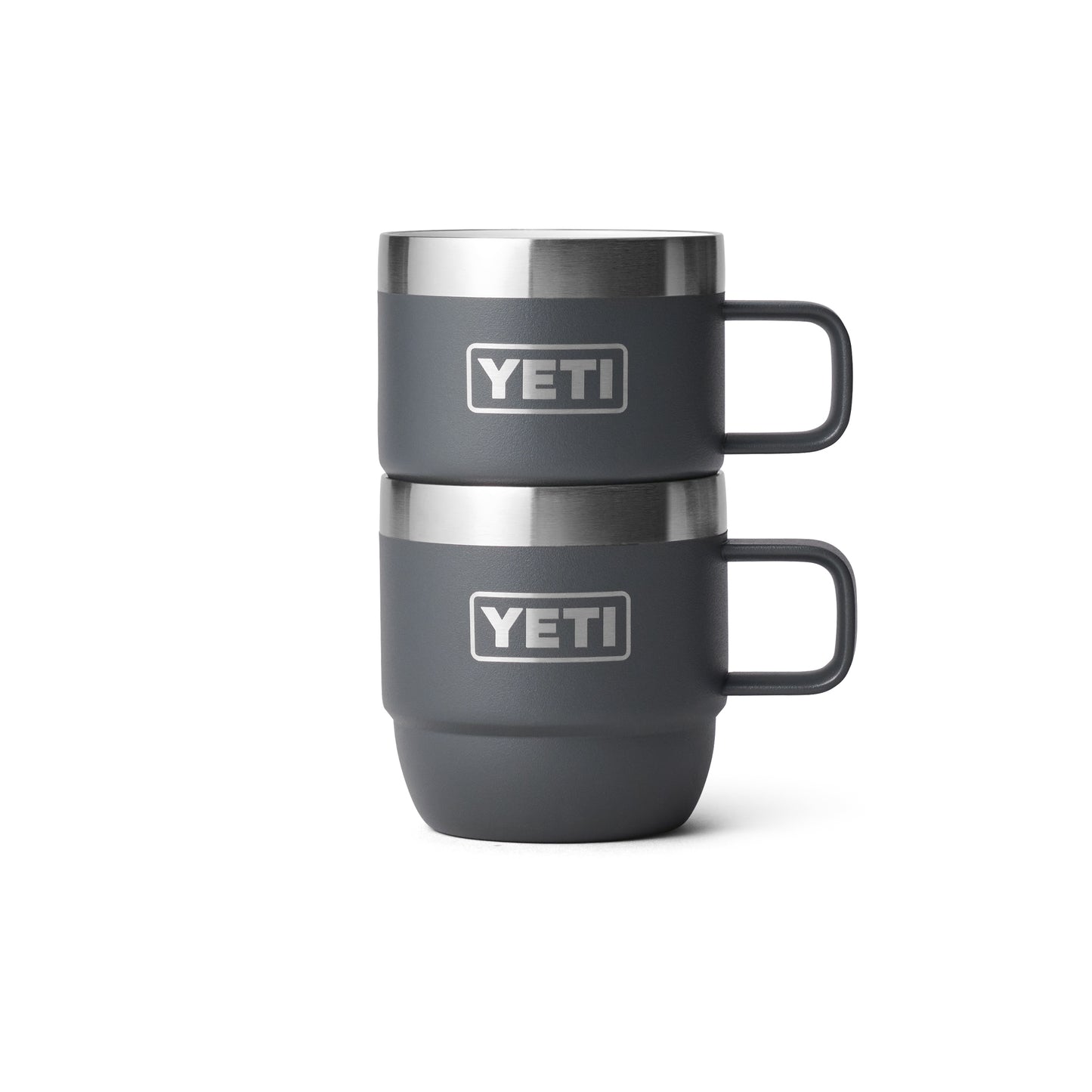 YETI Rambler 6oz Stackable Cups (2 Pack) - Charcoal