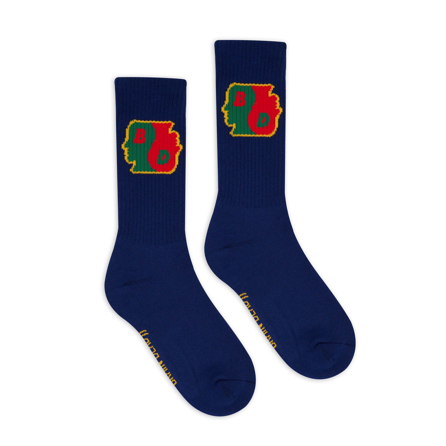 Brain Dead Yin Yang Socks - Navy