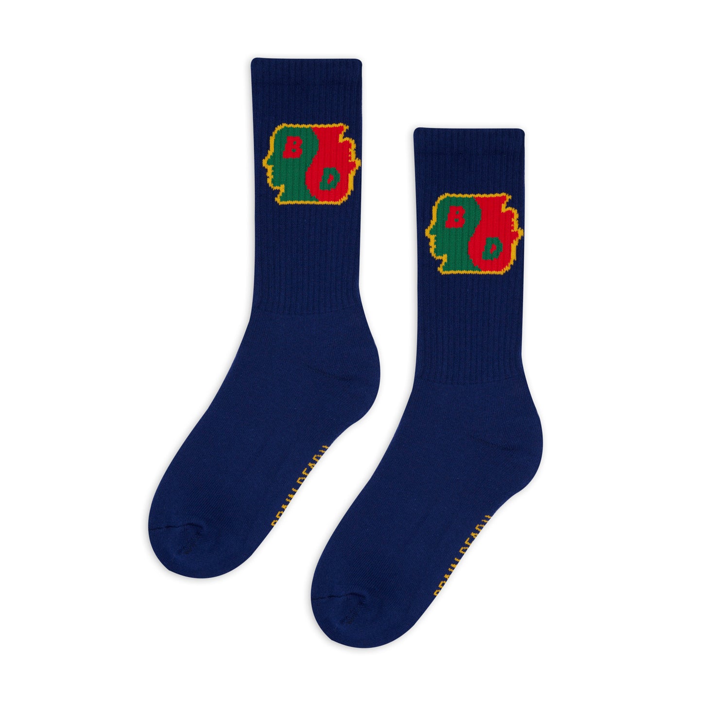 Brain Dead Yin Yang Socks - Navy