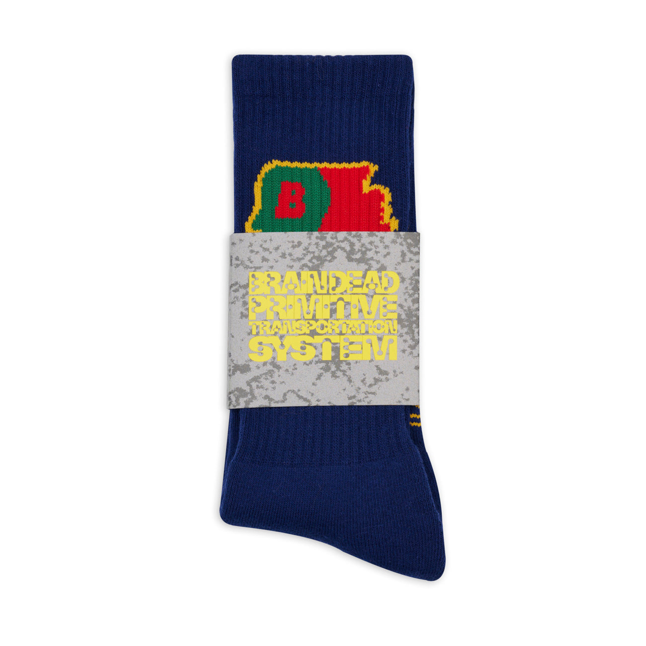 Brain Dead Yin Yang Socks - Navy