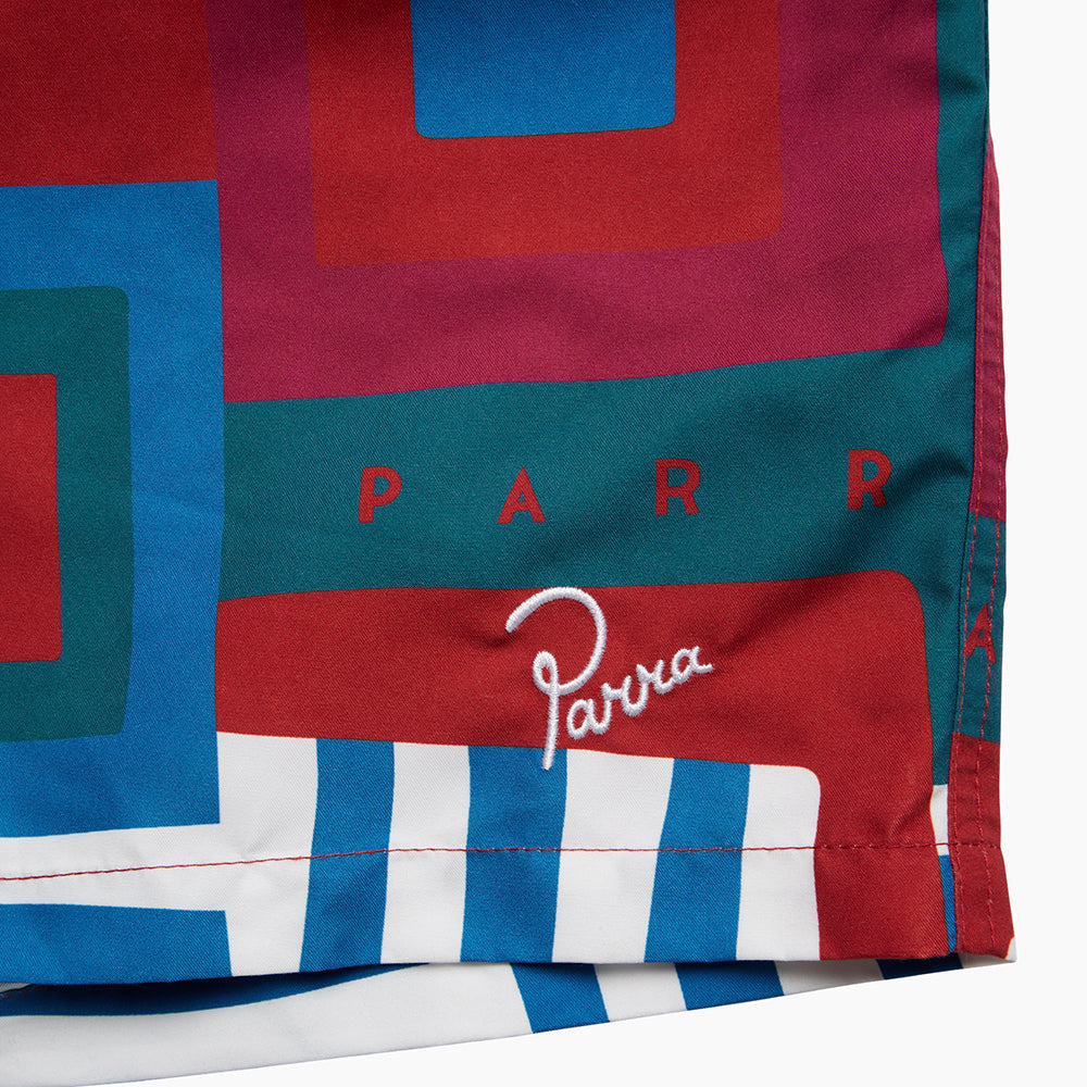 By Parra Hot Springs Pattern Swim Shorts