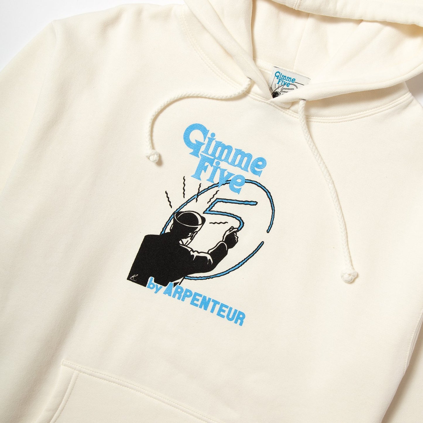 Gimme Five by Arpenteur Chalk Action Hoodie