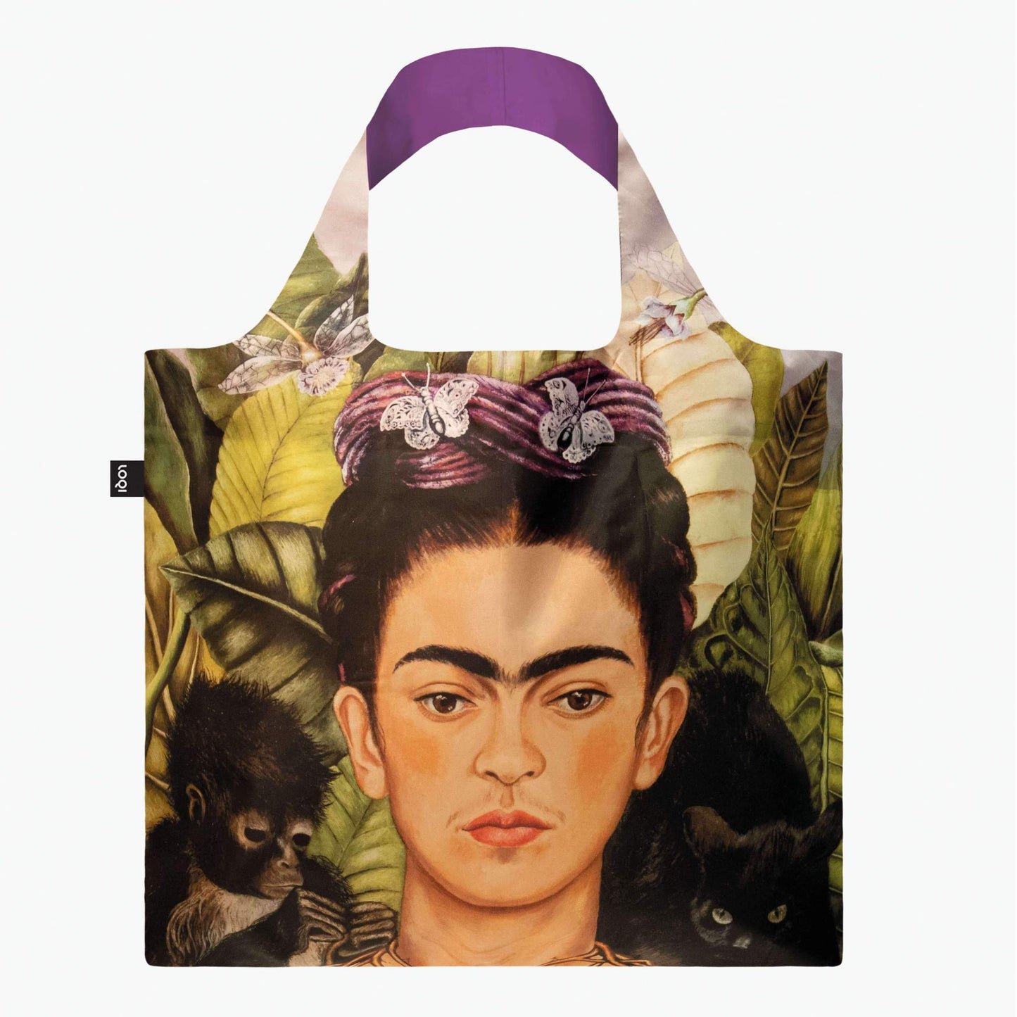 LOQI Frida Kahlo Self Portrait Recycled Bag