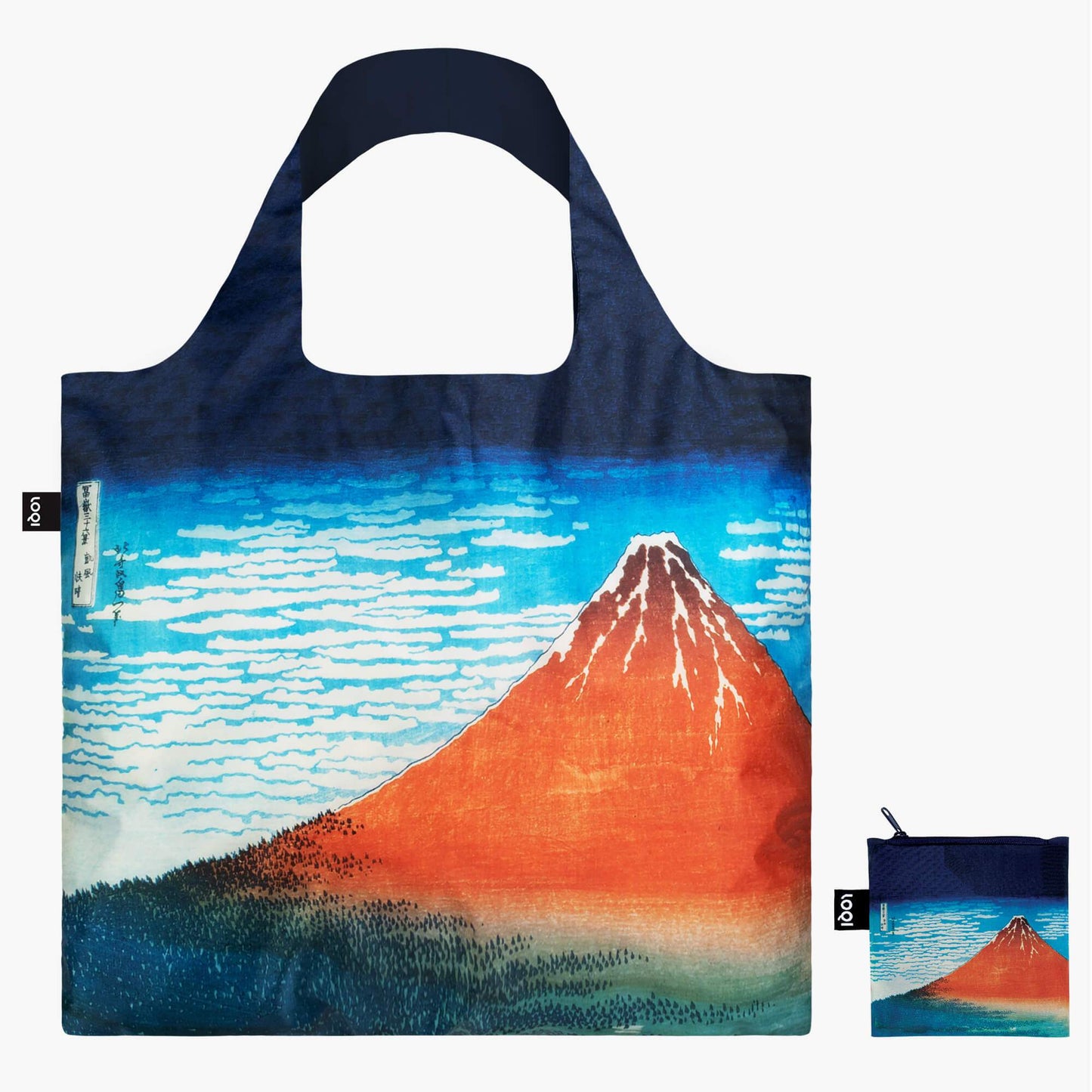 LOQI Red Fuji Mountains Bag