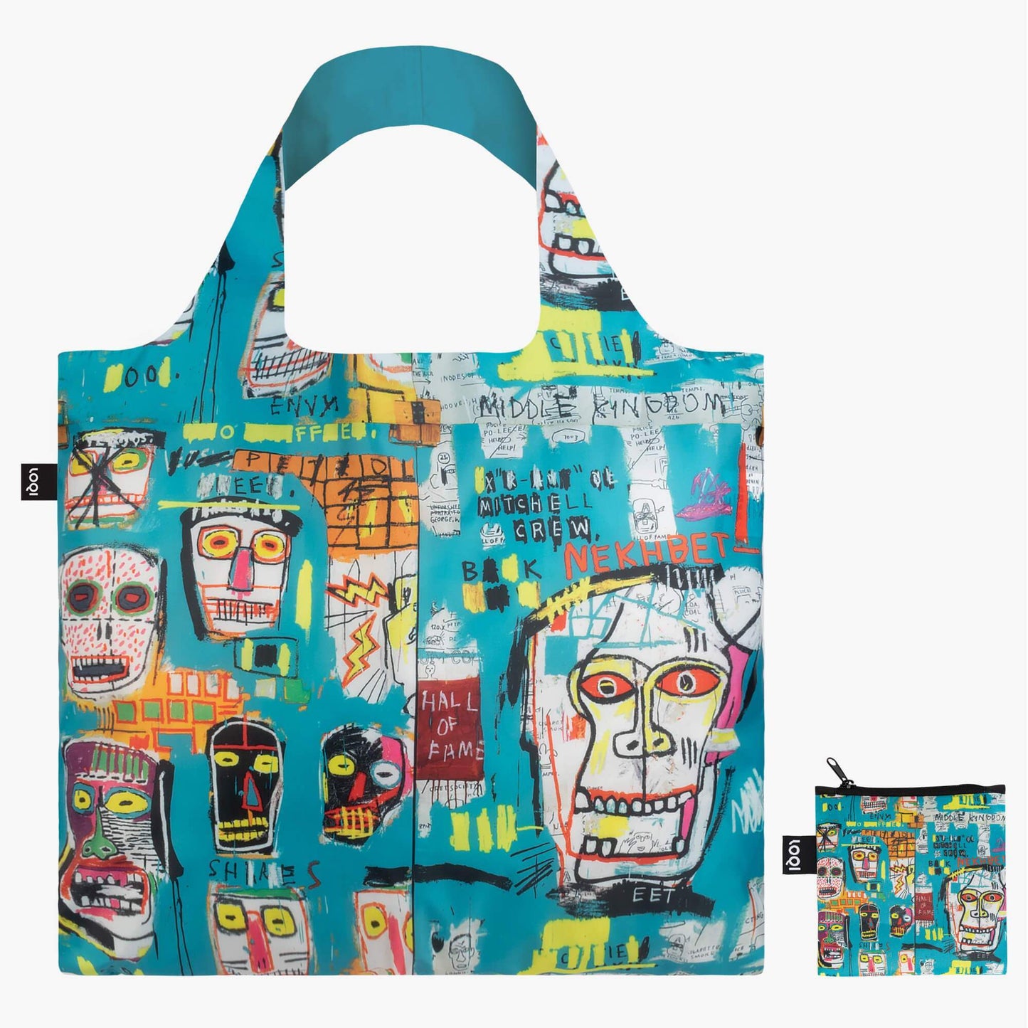 LOQI Jean-Michel Basquiat Skull Bag