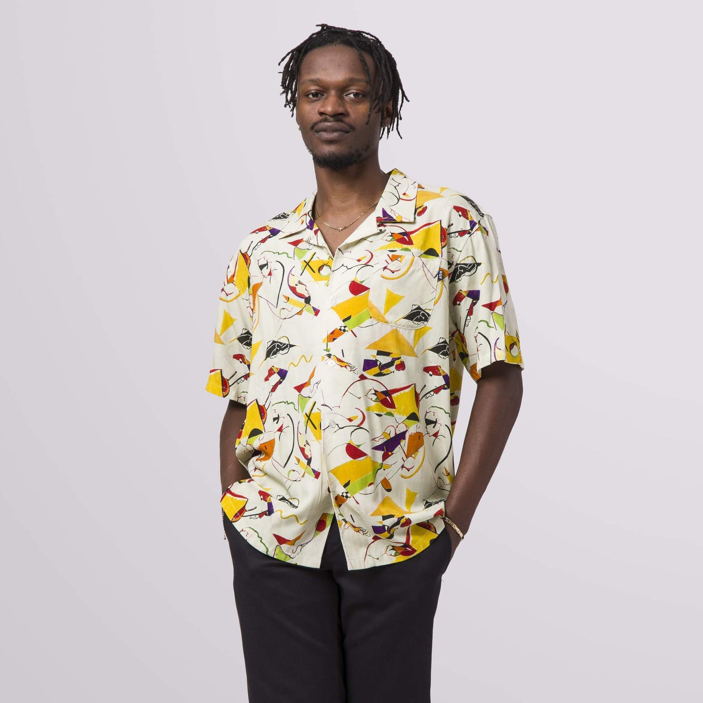 HUF X Miles Davis Self-Portrait Rayon Shirt