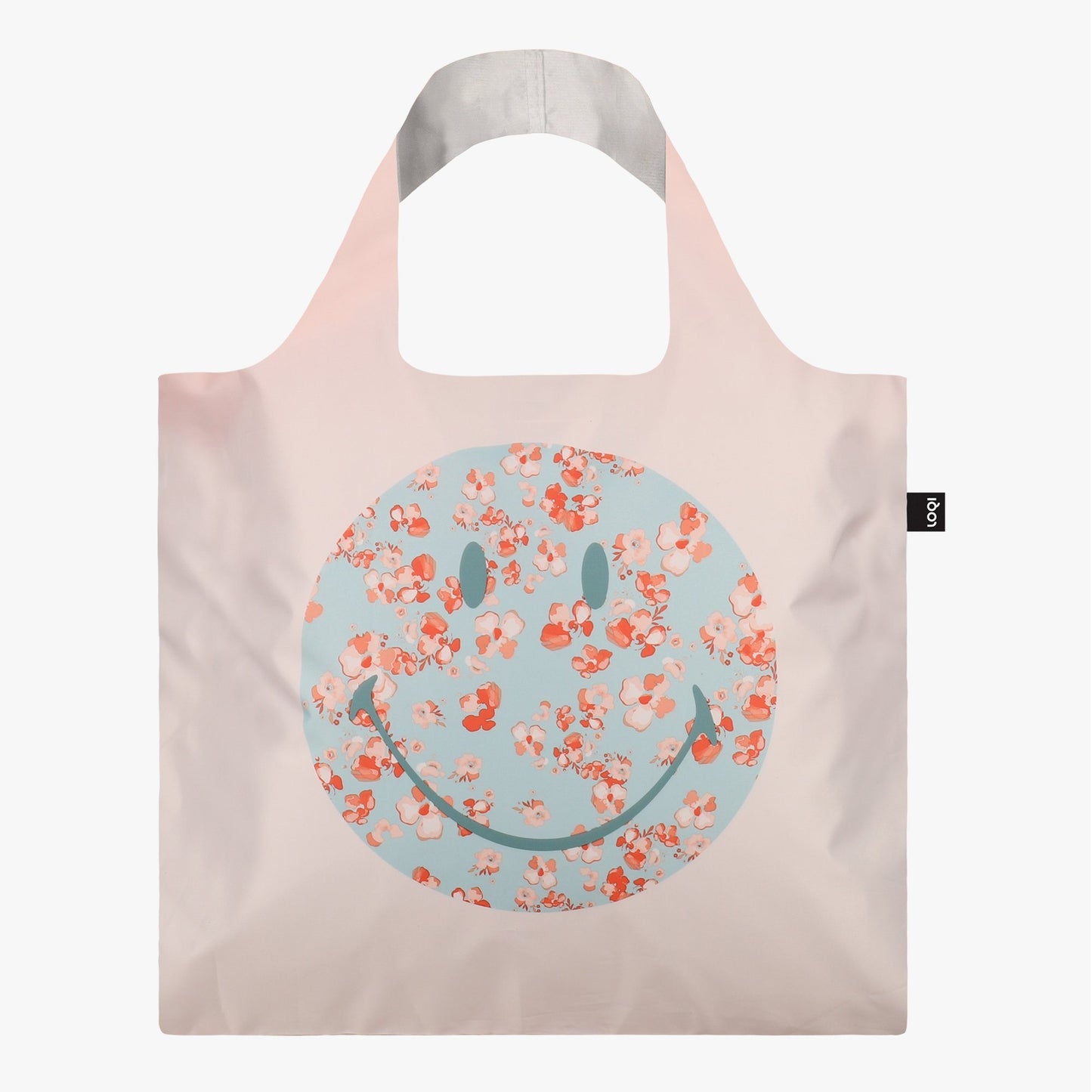 LOQI Smiley Blossom Recycled Bag
