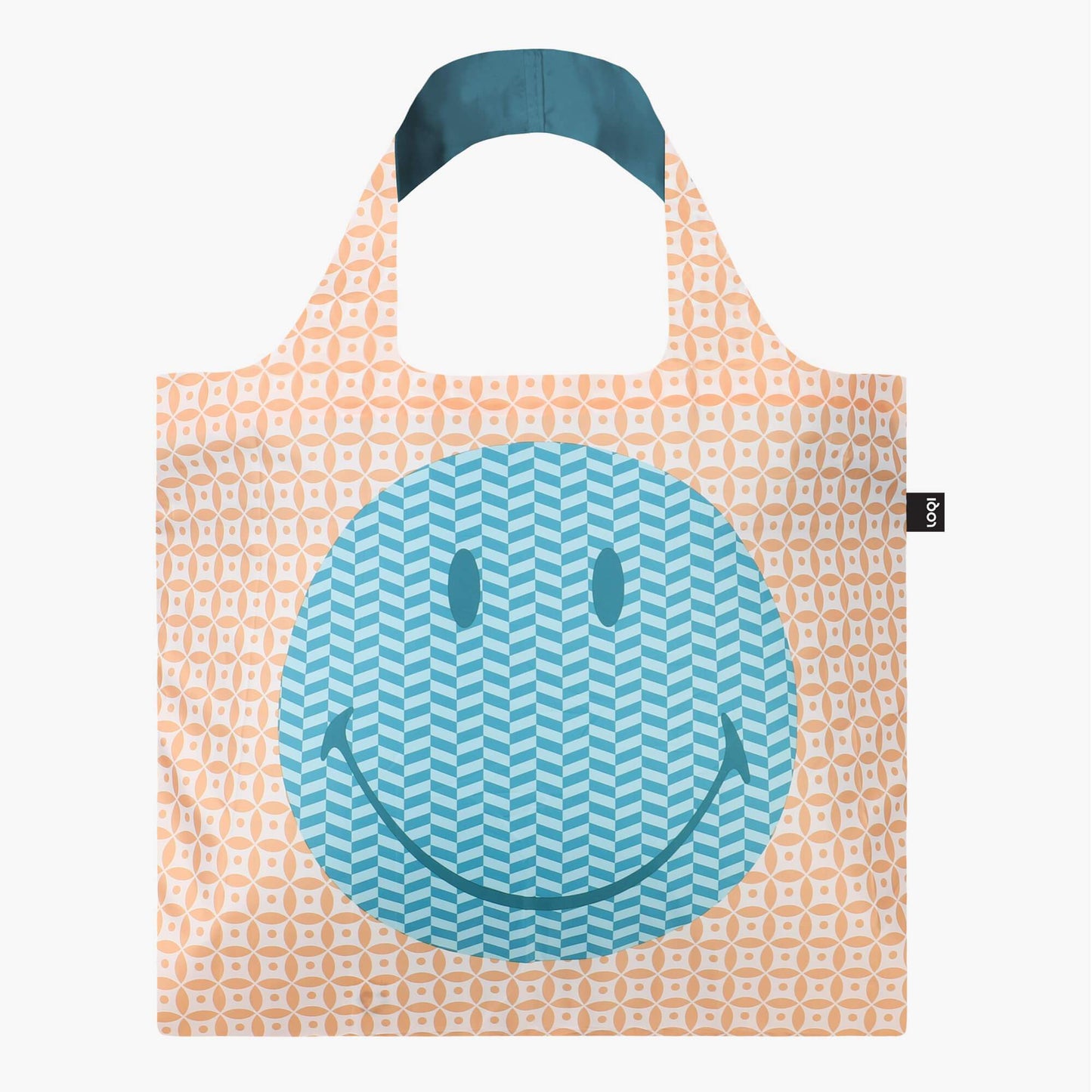 LOQI Smiley Geometric Recycled Bag