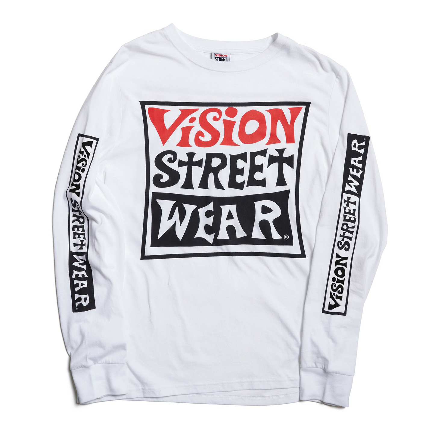 Vision Streetwear Wavy OG Box Logo LS T-Shirt
